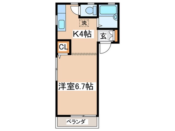 メゾン東海岸の物件間取画像